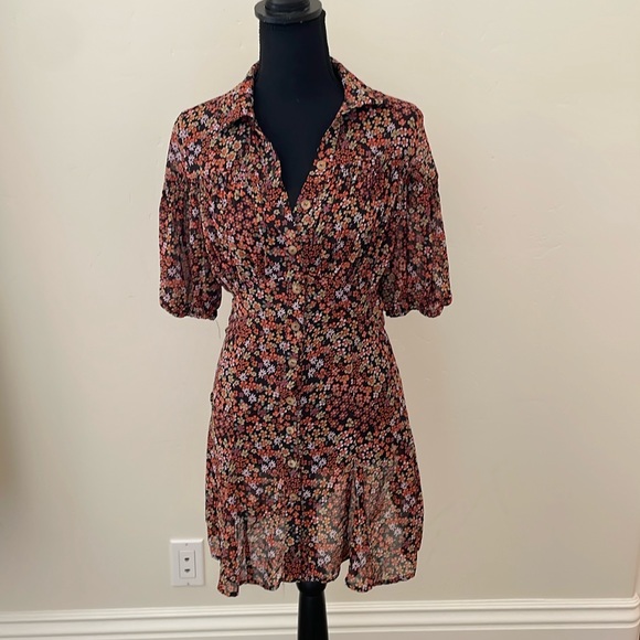 NWT Free People Floral Dress - Picture 1 of 3
